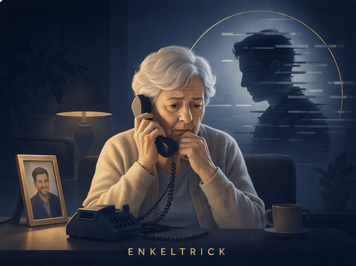 Enkeltrick – ältere Frau am Telefon